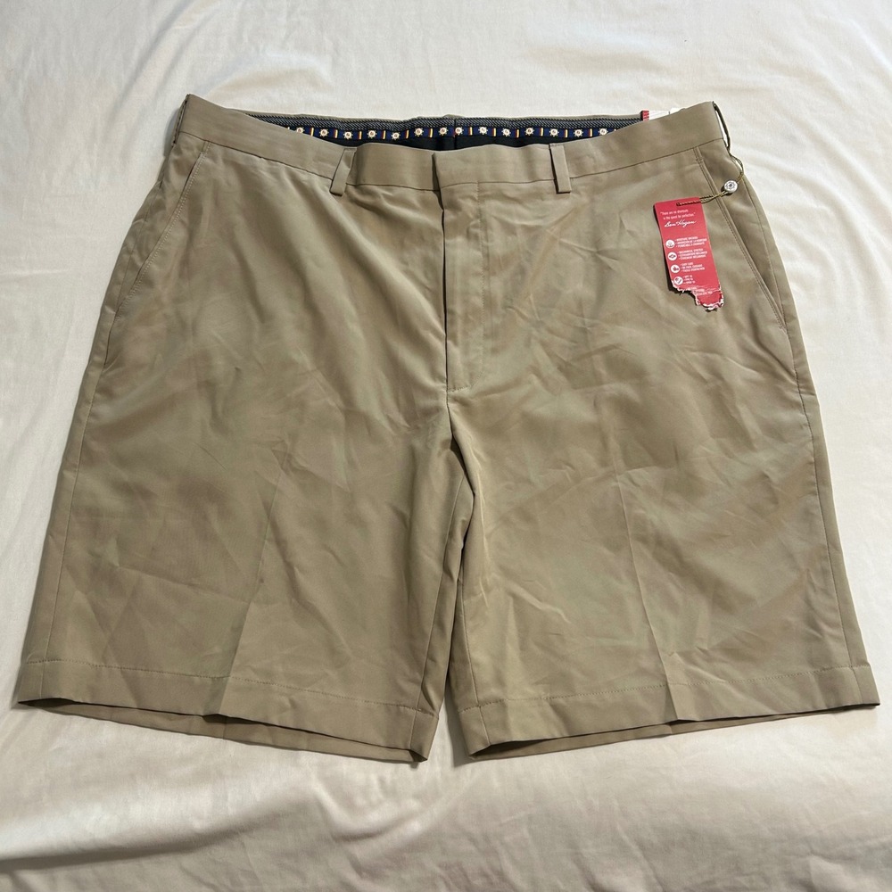 Ben Hogan Mens Performance Golf Shorts Chinchilla Beige 42 BGBF40E2DS NWT - Picture 1 of 10